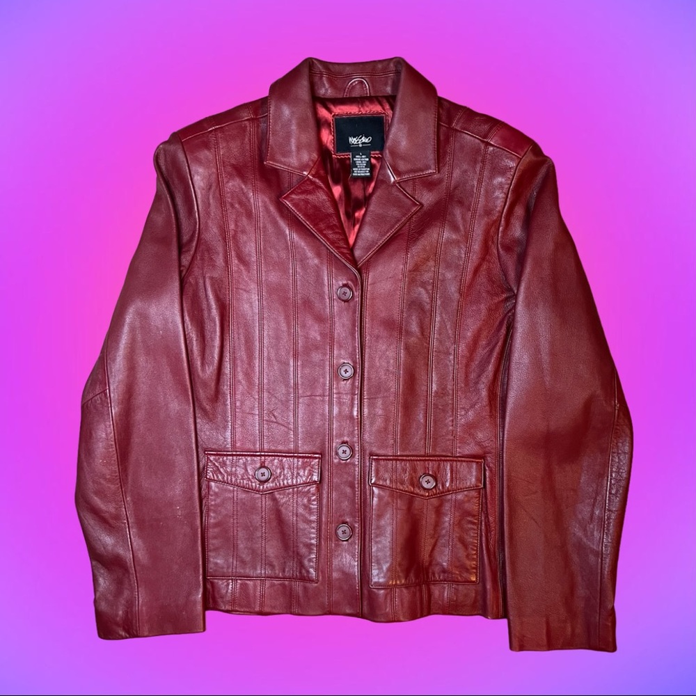 Vintage Mossimo Leather Jacket